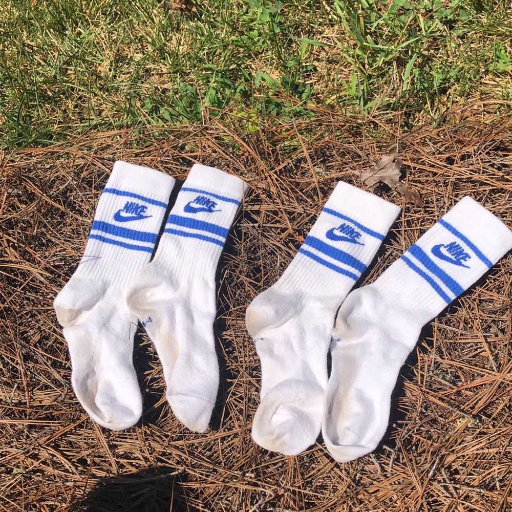 3 pairs Nike basketball socks- mid rise unisex Medium